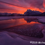 2nd Place Scenic - Mt Rundle from Lake Vermilion by Michael Strubel
